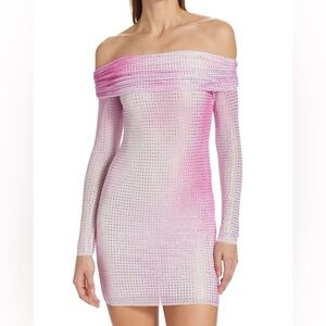 Self Portrait rhinestone mini dress